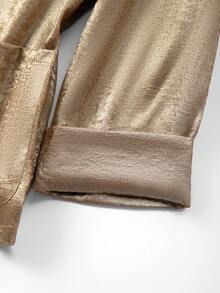 GlowEve CURVE Bộ vest công sở thời trang đa năng cỡ lớn dành cho nữ, thiết kế tối giản thanh lịch cho việc đi lại hàng ngày - Vàng - Xem 3