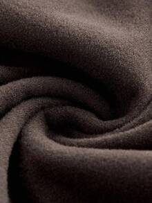 SHEIN 2 件套年轻女孩街头时尚百搭休闲运动服、连帽衫和喇叭裤套装，灰色 - 深灰色 - 查看 6