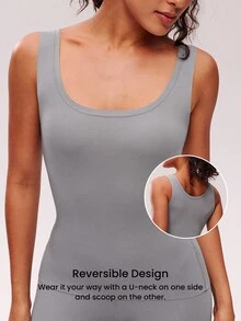 LUVLETTE 女士保暖内衣超柔软底层寒冷天气温暖冬季睡衣套装圆领内衣背心和长裤 - 深灰色轻盈保暖套装