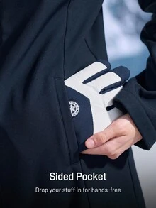 In My Nature Femeii culoare solidă lungime medie cu glugă casual în aer liber Windbreaker schi ținută femei ținute de zăpadă pentru femei femei jachetă de schi femei haine de schi femei jachete sport femei