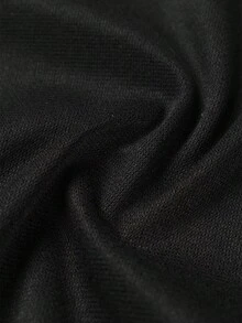 Manfinity Homme Giacca casual da uomo a maniche lunghe, stile corto, tinta unita, adatta per autunno, inverno e primavera, stile "Old Money" - nero - Visualizzare 4