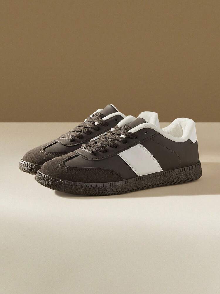 CUCCOO EASI Women's Style Casual Sneakers, Fashionable Retro Vulcanized Shoes, Comfortable Sports Shoes For Students, Suitable For Spring And Autumn