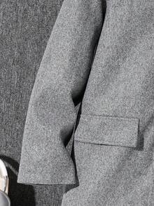 SHEIN Tween Boys' Casual Everyday Comfortable Dragon & Phoenix Pattern Hooded Thick Thermal Lined Mid-Length Overcoat Suitable For Birthday Parties, Evening Parties, Performances, Weddings, Baptisms, Opening Ceremonies Daily Suitable For Daily Use Suitable For School Suitable For Travel Suitable For Sports Suitable For Autumn And Winter