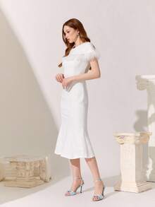 CUCCOO CHICEST Pink Sandals With Round Toe High Heel And Ankle Strap For Women - Blue - View 4