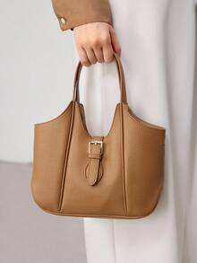 SHECARRY Fashion Women Top Handle Bags - 棕色 - 查看 1