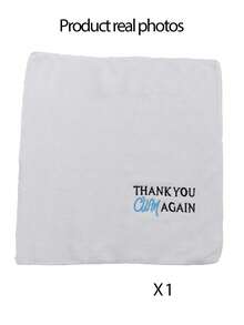 SHEIN Valentine's Day Gifts: Fun Absorbent Towels For Your Husband Or Boyfriend. Romantic Embroidered Handkerchiefs For Your Couple. Valentine's Day, Wedding And Anniversary Gifts: Soft Absorbent Towels, 11.81*11.8 In Handkerchiefs, 1 Or 2 In A 5-Piece Set