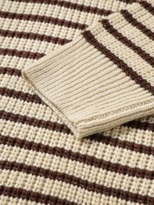 Claim Dot Cardigan casual con chiusura lampo e cappuccio, a maniche lunghe, con stampa a righe, adatto per l'autunno e l'inverno, da uomo