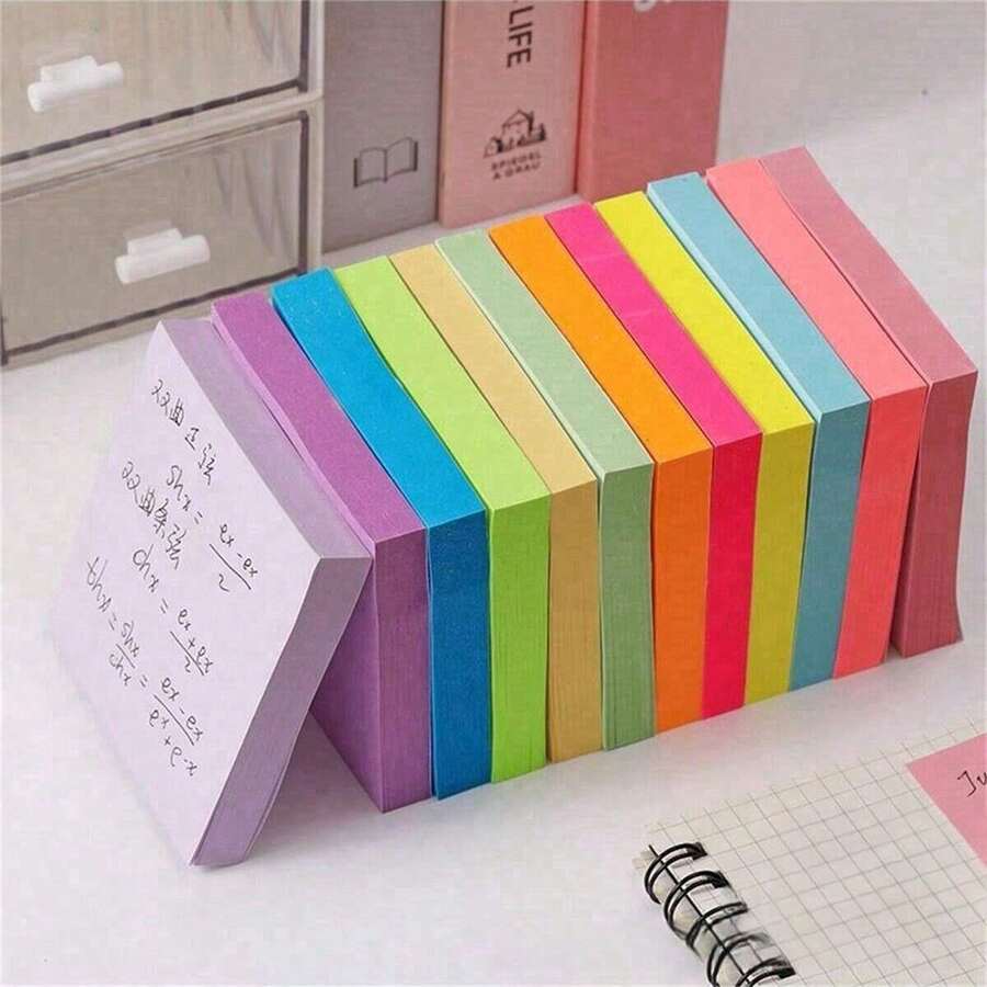 Cute Advertising Note Pads, Creative Student Sticky Notes, Memo Reminder Notes, Stationery Delivery Stickers Back To School - Multicolor - View 1
