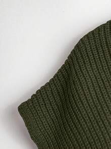 GlowEve 2pcs Women Casual Knit Crew Neck Ribbed Versatile Sweater Set - Army Green - View 5