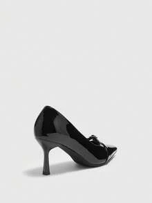 CUCCOO BIZCHIC Black Pointed Toe High Heel Pumps, Sexy Stiletto Heels For Women, Suitable For Outdoor, Commute, Party, Banquet Spring Shoes - Black - View 8