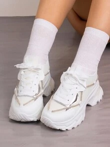 Women Casual Shoes - 白色 - 查看 2