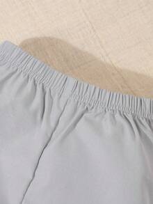 2 piezas Conjunto de traje formal para bebé niño, chaqueta con solapa a color y bolsillo falso, y pantalones de cintura elástica, adecuado para bebés de 6 meses a 3 años, atuendo formal para boda, actuación, fiesta, cumpleaños, Navidad, graduación