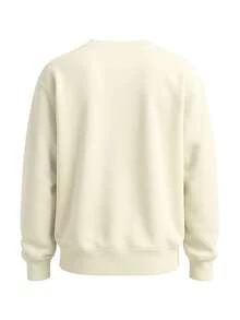 New Balance Essentials Men's Pullover Sweatshirt Beige - Beige - View 2