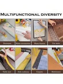 Super Strong Double-Sided Fiberglass Mesh Tape 1.18" X 787" Waterproof Transparent Adhesive For Walls Glass Fabric Wood Metal DIY Home Office School Use - Yellow - View 11