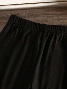 Cute Minimalist Casual Daily Versatile Fashionable Young Girls Set, Autumn/Winter - Multicolor - View 4