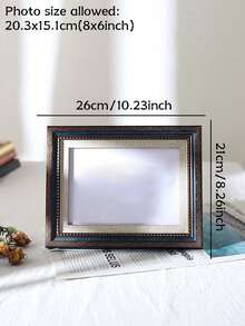 Cirelle 1 件独特的北欧图案皇家风格相框，采用斯堪的纳维亚树脂材质制成。照片展示框，适合作为乔迁派对和周年庆典的礼物。灵感源自复古风格，这款 5 英寸/8 英寸/A4 尺寸相框非常适合家居装饰。 - 彩色 - 查看 8