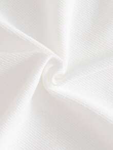 1 件女童拉链连帽夹克，长袖，抽绳腰部，背部和袖子上有蝴蝶刺绣图案 - 白色 - 查看 5