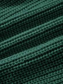 Cozy Pixies 秋冬婴儿休闲套头圆领长袖毛衣 - 墨綠色 - 查看 4