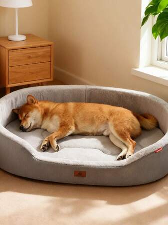 PETSIN 1pc Dog/Cat Bed, Removable And Washable, Semi-Enclosed High And Thick Pet Sleeping Bed With, Bestseller, Suitable For Small/Medium/Large Dogs And Cats, 4 Colors, Non-Slip, Moisture-Proof Bottom Oxford Cloth