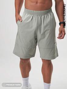 ARC Activewear Performance Shorts Running Basketball Quick Dry Fitness Gym Workout Training Training Shorts - Grey - View 1