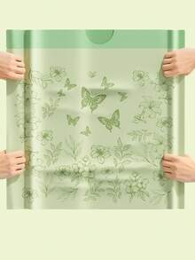 30/50/100PCS夏日清香便携垃圾袋加厚不易破家用便携式厨房客厅学生宿舍专用抽绳垃圾袋，香味清新，承受力强，精选PE材质，恒温热封，便携收口，加厚升级，清新除味，高颜值高品质 - 彩色 - 查看 10