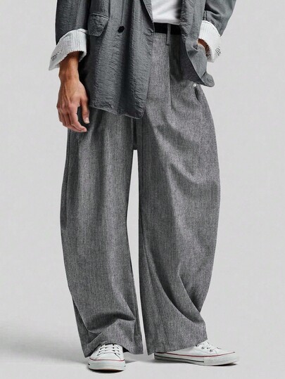 Street Life Pantalon décontracté pour hommes, pantalon de costume ample pour jeunes hommes, article polyvalent polyvalent INS, pour l'automne