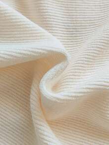 Vintaside Kids 一件装休闲舒适长袖连帽樱桃刺绣女婴连体衣秋冬款 - 杏色 - 查看 7