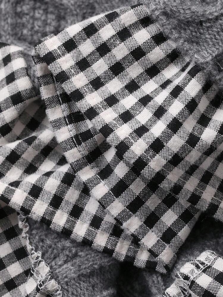 Toddler Girls' Peter Pan Collar Solid Color Long Sleeve Sweater, Autumn/Winter