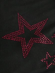 ROMWE J-Fashion Shibuya Gyaru Y2K 2 In 1 Women Tank Top - Red - View 3