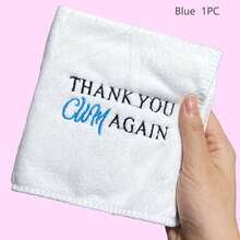 SHEIN Valentine's Day Gifts: Fun Absorbent Towels For Your Husband Or Boyfriend. Romantic Embroidered Handkerchiefs For Your Couple. Valentine's Day, Wedding And Anniversary Gifts: Soft Absorbent Towels, 11.81*11.8 In Handkerchiefs, 1 Or 2 In A 5-Piece Set