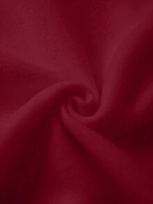 INAWLY 女式秋季星星印花连帽长袖运动衫，适合外套、返校、冬季上衣、摄影、度假和旅行服装，时尚必备 - 酒紅色 - 查看 3