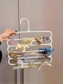 1/2 件壁挂式发饰和眼镜收纳袋、发饰展示架、头饰收纳挂袋、毛毡发饰收纳袋、太阳镜收纳袋、分类收纳展示袋、门上悬挂式发夹收纳架、性别揭秘派对、生日、婚礼、派对的完美选择、送给同事、朋友和家人的完美礼物、返校礼物