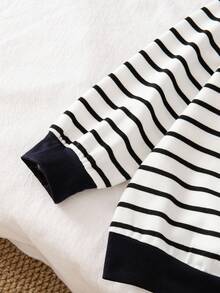 Genkimix Kids 2pcs Young Boys Casual Long Sleeve Top And Pants Denim Two Pieces Outfits