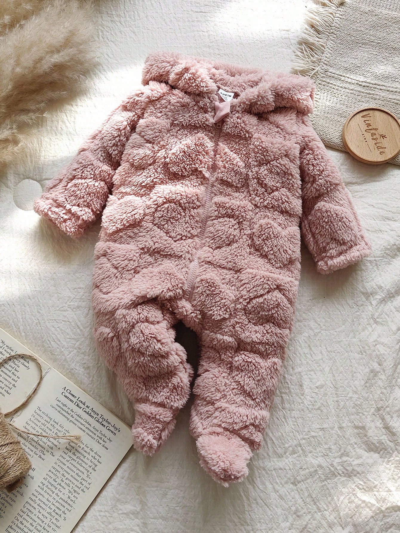 Vintaside Kids رومبير نوم للرضع بأكمام طويلة مزودة...