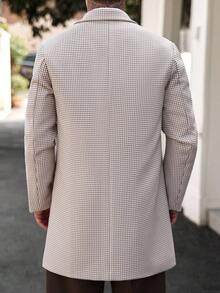 Manfinity CasualCool Men's Casual Houndstooth Jacket, Autumn/Winter - Multicolor - View 2