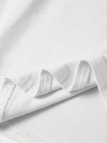 Manfinity Homme Fashionable Casual Young Relaxed Heart & Spider Print Standard Fit Crew Neck Short Sleeve T-Shirt For Men, Suitable For Holidays, Dates, Parties, Couple Matching, Great Gift For Boyfriend/Husband