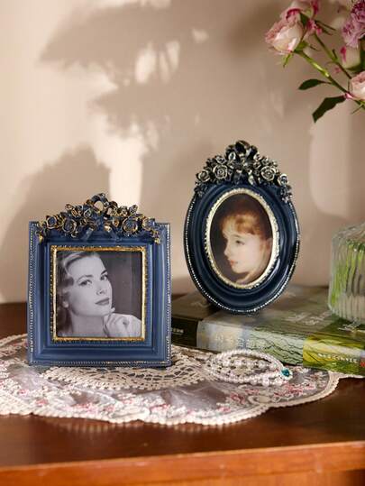 Cirelle 现代树脂相框，优雅桌面和沙发装饰照片展示架，豪华家庭办公室桌面装饰品