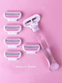 Dụng cụ tẩy lông bằng tay Bikini cho nữ Lưỡi dao cạo bằng thép không gỉ Lưỡi dao cạo thay thế - Nhiều màu - Xem 5
