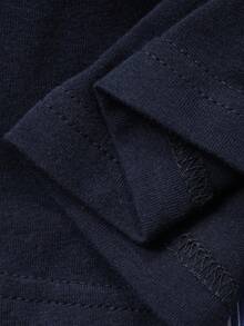DAZY Bộ đồ ngủ Pyjama thu đông cho nam, áo thun nam và quần cạp chun kẻ sọc - Nhiều màu - Xem 8
