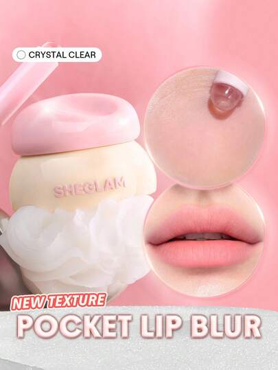 SHEGLAM Bounce Putty Pocket Pasta labial-Crystal Clear lip combo Marca Belleza Maquillaje Maquullaje Cosmética para Mujeres Niñas Perfecto para Invierno Primavera Ideal para Y2K Elegante Moda Adecuado para Cumpleaños San Valentín Regalo Fiesta Listo Mejor Color