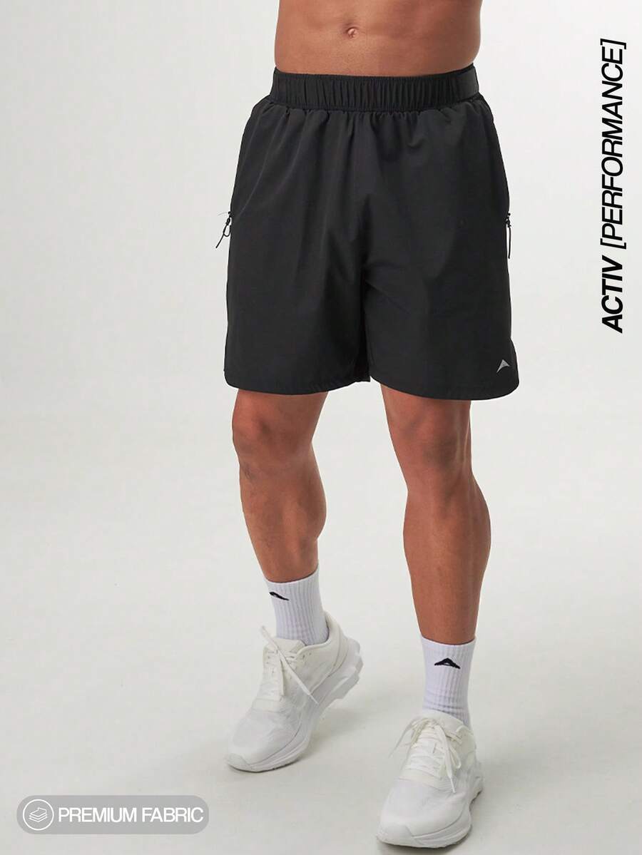 Quần short thể thao ARC Activewear Chạy bộ Bóng rổ Nhanh khô Thể dục Phòng tập Thể dục Tập luyện Quần short tập luyện - màu đen - Xem 1