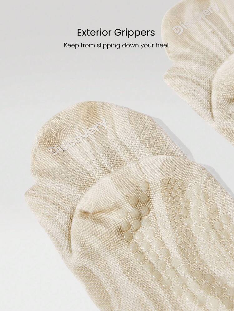 X Discovery 1 para skarpetek do biegania w terenie bezszwowe, odprowadzające pot, oddychające, z siateczki, antypoślizgowe, z nadrukiem, do biegania, na wędrówki, na zewnątrz, do ćwiczeń, aktywne