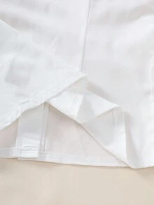 SHEIN Teenage Girls' Autumn/Winter Floral Gray Japanese Style Sweatshirt Patchwork With Blue & White Striped Shirt Collar, English Letter Print Long Sleeve, Hem Patchwork With Blue & White Striped Woven Fabric, Casual Pullover Suitable For Autumn/Winter Daily Wear, Outings, Vacations, Parties Fall