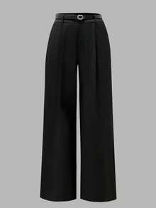 Franclia Women's Elegant Velvet Jacket With Gold Foil Print And Pleated Midi Skirt 2-Piece Set, Autumn/Winter - Black - View 6