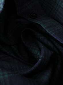 Flirla 大码纽扣领长袖衬衫和连体裤两件套 - 彩色 - 查看 7