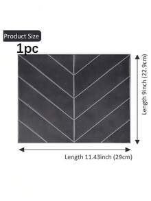 SHEIN 1/10 /20PCS Waterproof Modern Geometric Herringbone Pattern 3D Textured Wall Panels DIY Tiles,Modern Honeycomb Wall Decals,Removable Self Adhesive Wall Tile Sticker Kitchen Bathroom Backsplash For Festival Layout - Multicolor - View 12