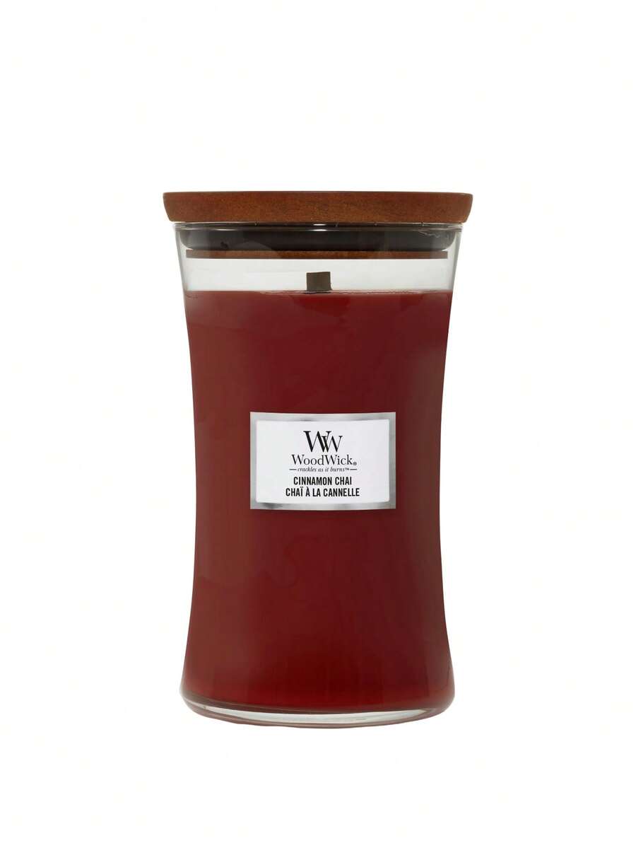 WoodWick Cinnamon Chai Large Hourglass Candle 610 G - Cinnamon Chai - View 1