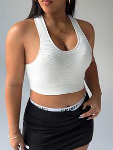 SHEIN Sports 3pcs Women Plus Size Seamless Sports Bra Set - Multicolor - View 5