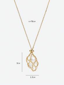 Opalesca 1 pieza Collar colgante de mujer casual y minimalista