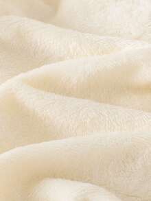 3 件套女婴拉绒连帽家居服套装，针织拉绒长袖上衣和裤子，可爱卡通鹿图案，秋冬 - 杏色 - 查看 10